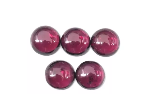 Lot de 5 Grenats Rhodolites naturels  2.32 Carats