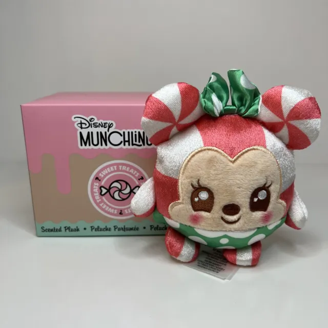 Disney Parks Munchlings Sweet Treats Scented Plush Minnie Mouse Peppermint Candy