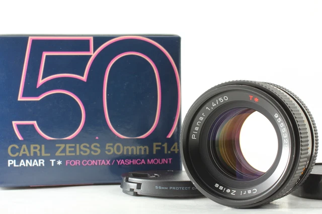 [Mint] Contax Carl Zeiss Planaren T 50mm F/1.4 Objektiv Cy Mount Mmj Aus Japan