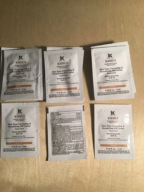 Crema BB correctora de tono de piel Kiehl's Dermatologist Solutions 18 x 0,10 fl. oz.