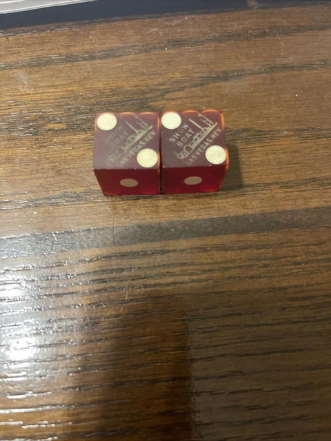 Showboat Casino Dice Las Vegas L3063 1960’s