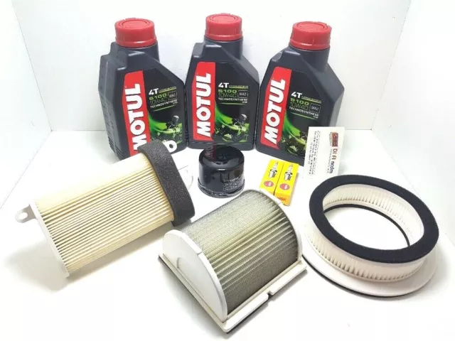 Set Entretien Huile MOTUL 5100 10w40 Filtres Bougies NGK Yamaha XP 500 T Max.