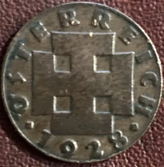 Austria - 2 Groschen Bronze Coin - 1928 (GY24)