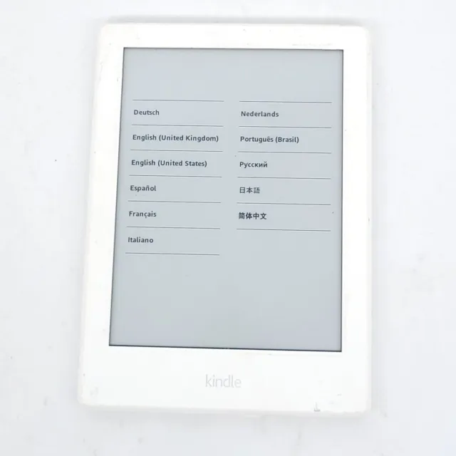 Kindle 2016 8th Gen, 6in 4GB White