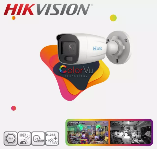 Hikvision Colorvu Cctv 5Mp Ip Farbe Zuhause Sicherheitssystem Kit Ip67 Aussenkamera 3