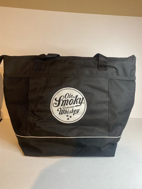 Ole Smoky Tennessee Moonshine Soft Cooler Insulated Bag Travel Black 14 inch EUC