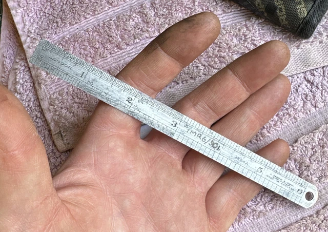 Vintage Rabone & Sons No 64A 6” Ruler Rule Collectors - London Vintage Rabone & Sons No 64A 6” Ruler Rule Collectors - London