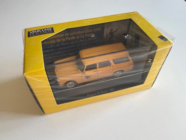 Peugeot 404 Break La Poste (1963) « Véhicules Postaux » - 1/43 Parfait état