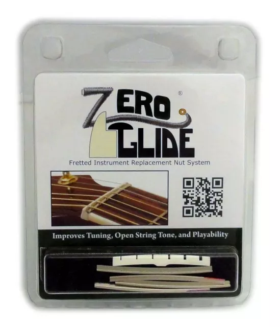 Zero Glide ZS-7F Slotted Replacement Nut for Guitars (Common on Fender)