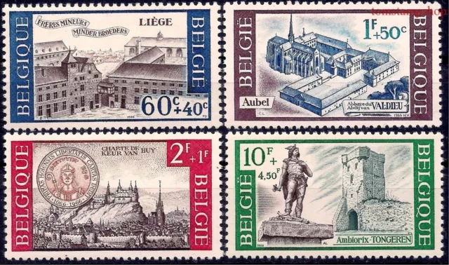 Belgium 1966 Culture Monuments Towers Sculptures Statue Monastry Abbey Buildings