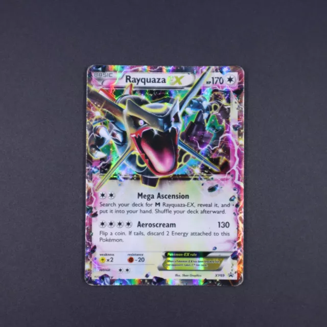 Shiny Rayquaza EX XY69 Ultra Rare Pokémon Black Star Promo