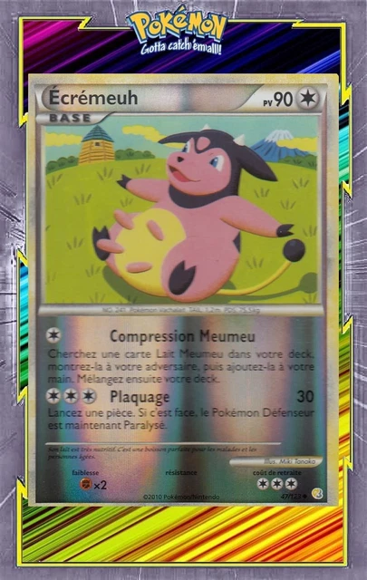Ecrémeuh Reverse-HS01:HeartGold SoulSilver-47/123-Carte Pokemon Française