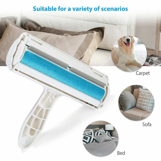 Reusable Pet Hair Remover Roller Dog Cat Sofa Clothes Lint Cleaning Brush Tools