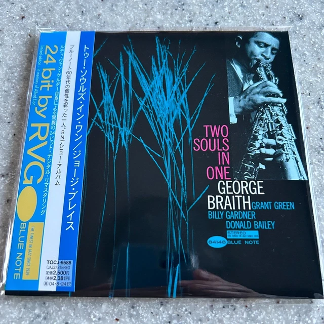 TWO SOULS IN One by George Braith Japan mini LP paper sleeve Blue