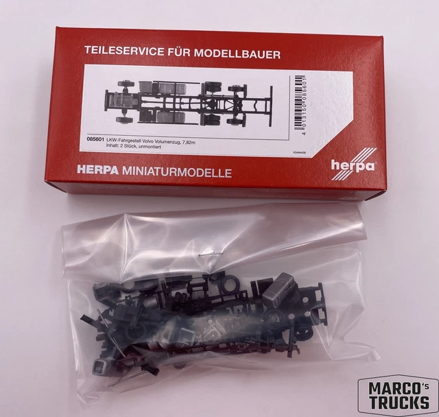 Châssis Camion Volvo 1:87 Herpa - Pièce Détachée Pour Modélisme