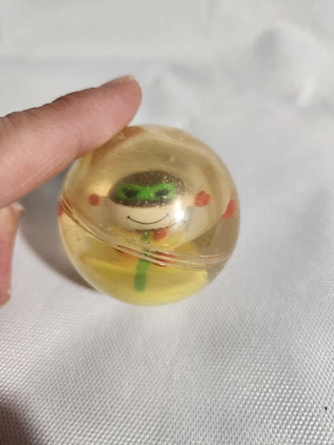 Vintage 1998 Dairy Queen Ice Cream Sandwich Clear Plastic Ball W/Water