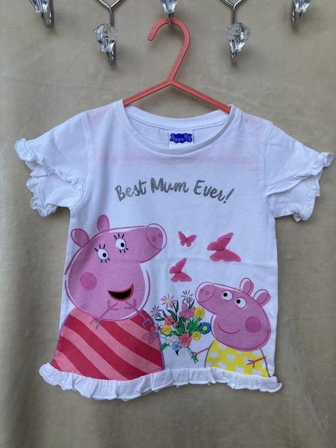TU Peppa Pig girls top age 3-4 years *combine postage*
