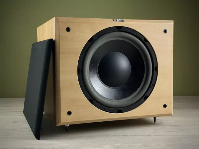 Acoustic Energy AEGIS EVO Compact SUBWOOFER In Light Maple Finish