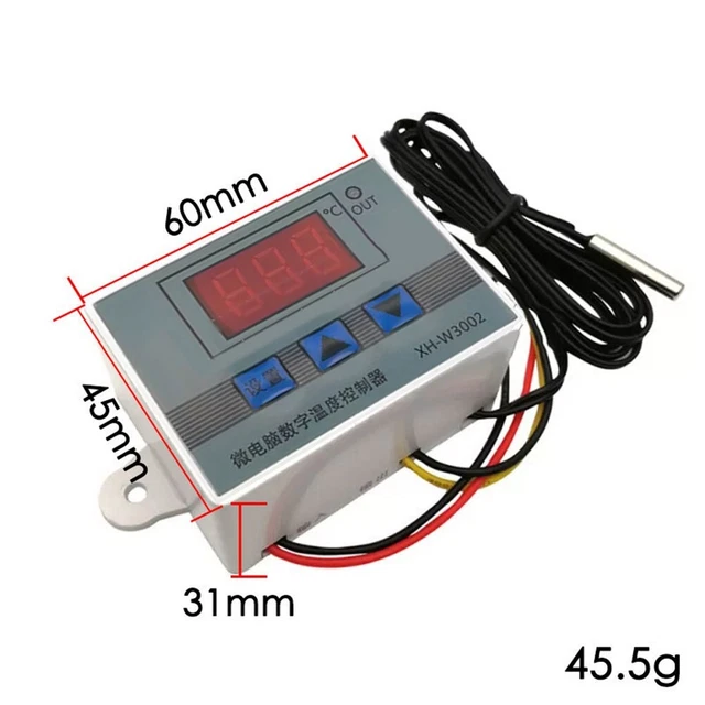PROFESSIONAL DIGITAL LED Temperature Controller with LCD Display 12V ...