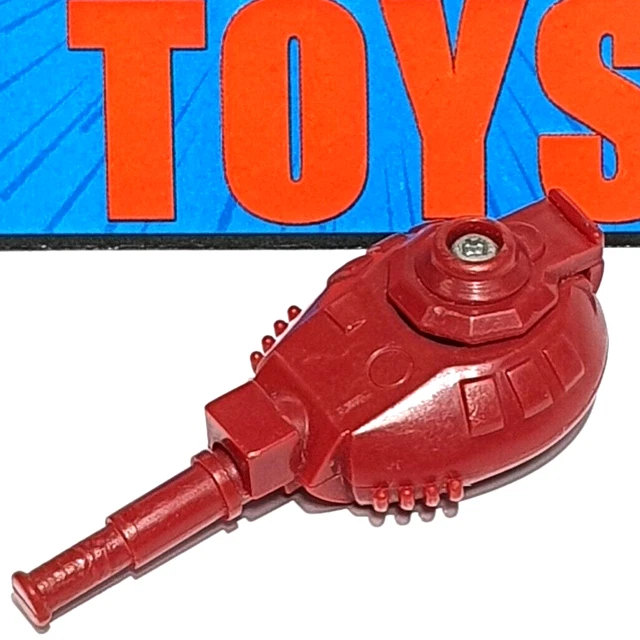 Transformers G1 Warpath TURRET cannon gun original red mini vehicle tank part