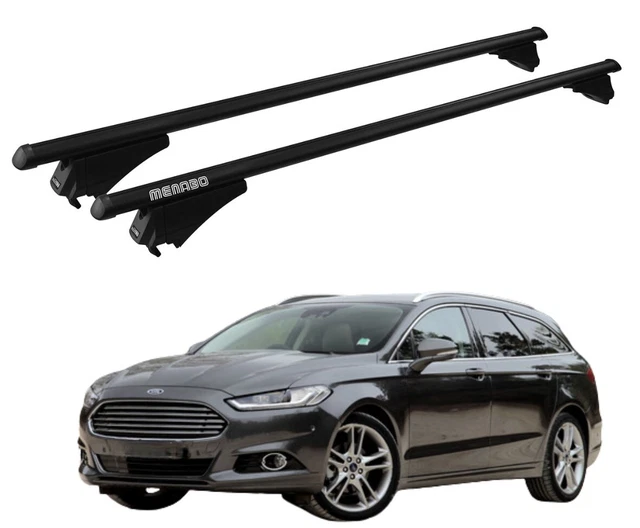 Barre Portapacchi Menabo Brio Per Ford Focus SW 2004-2011 - In Alluminio, Omologate, Kit Antifurto Incluso