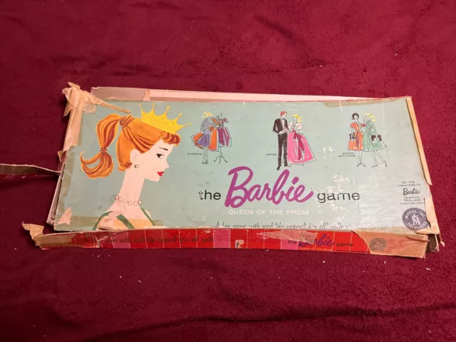 VINTAGE BARBIE QUEEN Of The Prom Board Game 1991 Mattel Complete