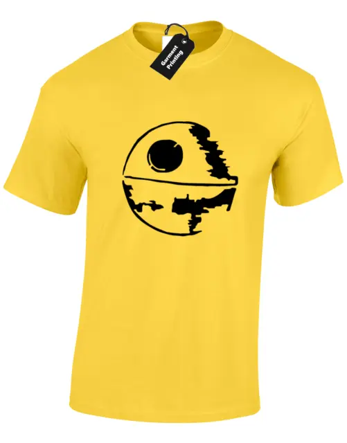 Death Star Silhouette Kids Childrens T Shirt Trooper Storm Wars Boys Top