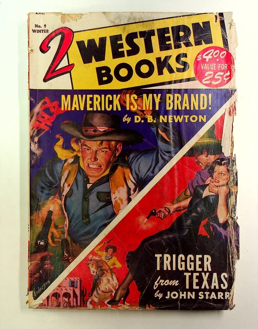 Two Western Books Pulp Dec 1950 Vol. 1 #9 FR/GD 1.5