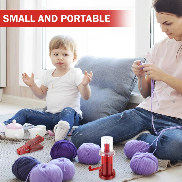 MINI KNITTING MILL Hand Operated Knitting Machine Reusable Plastic ...