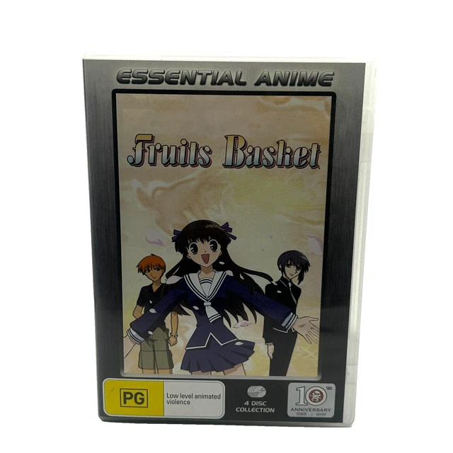 FRUITS BASKET ESSENTIAL Anime 4 Disc 10th Anniversary Edition DVD Set