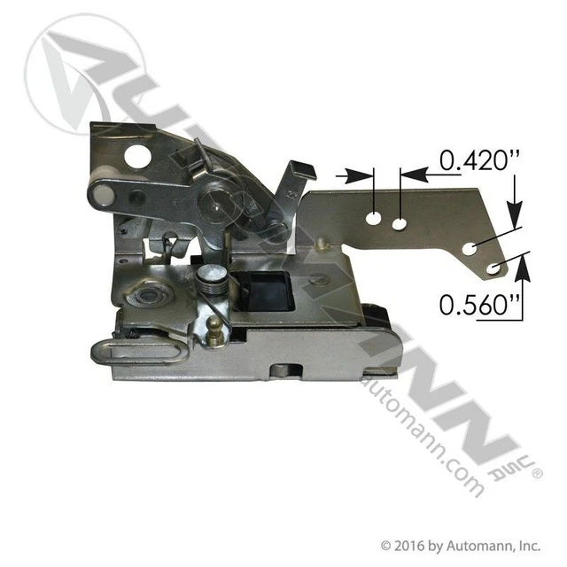 Automann HLK2118 RH Passenger Side Door Latch Assembly for Volvo Trucks
