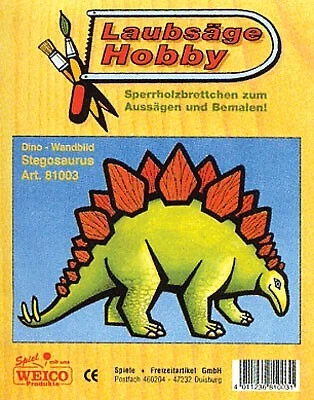 Laubsägevorlage Dinosaurier