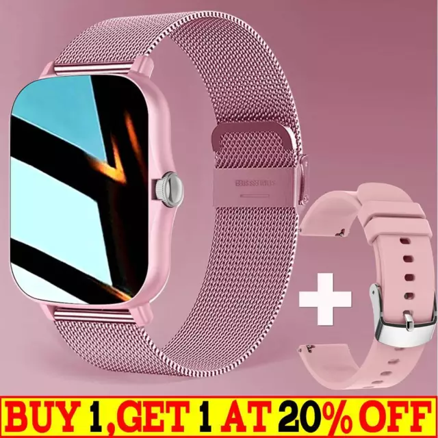 Smart Watch Android 1.44'' Colour Screen Bluetooth Call Women/Men Unisex New