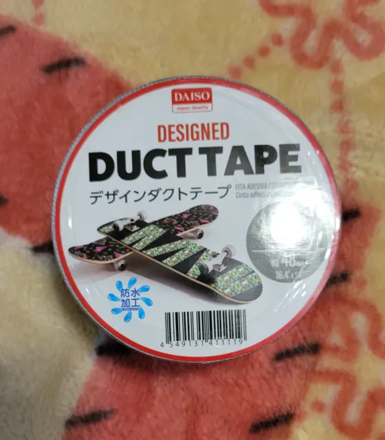 Daiso Japan Duct Tape Blue Stars Design