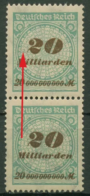 Deutsches Reich 1923 mit Plattenfehler Sprung in Rosette 329 AP HT postfrisch