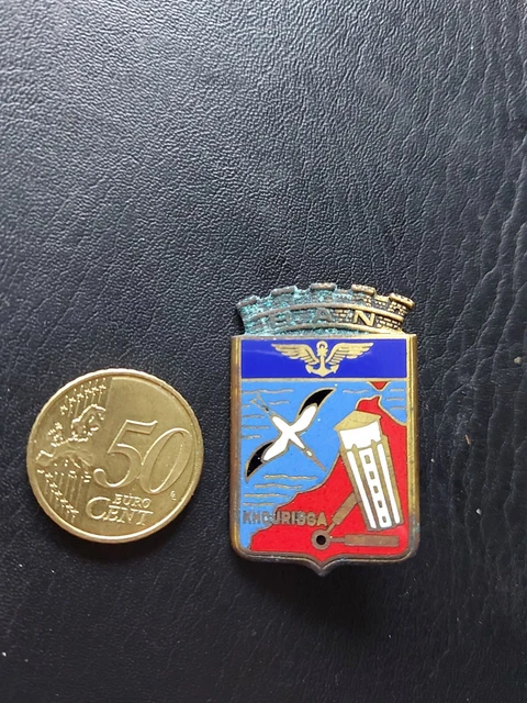 Insigne Aéronavale BAN Hyères (BPAN) - Émail Original, Marine Nationale, France