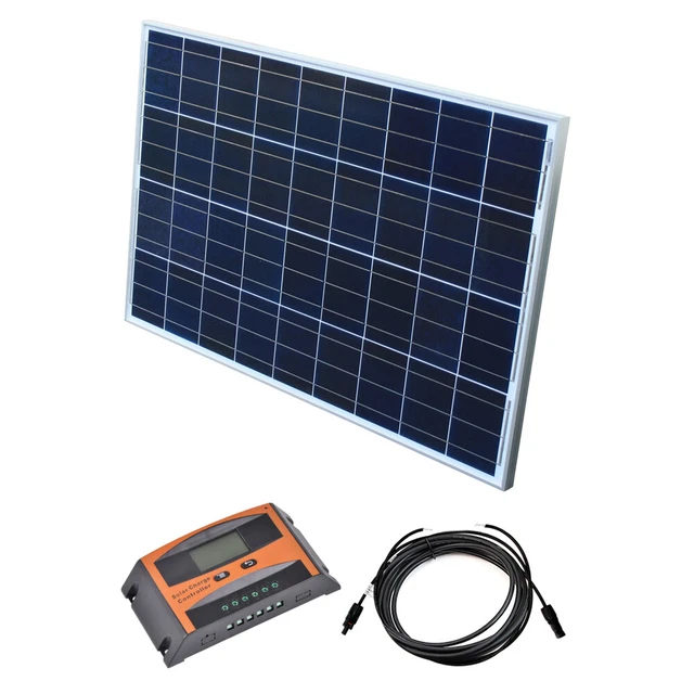 SolarSet 12V sistema solar kit solar isla fotovoltaica autocaravana paquete completo juego