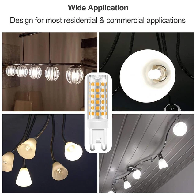 G9 LED Bulb Warm White Bulb Safe For Table Lamps