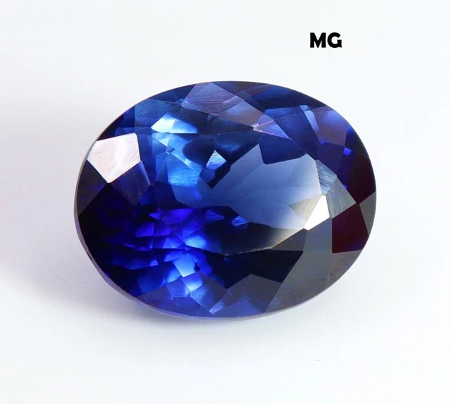 Sans Défaut 21.20 CT Naturel Kashmiri Saphir Bleu Ovale AAA+ Desseré Pierre