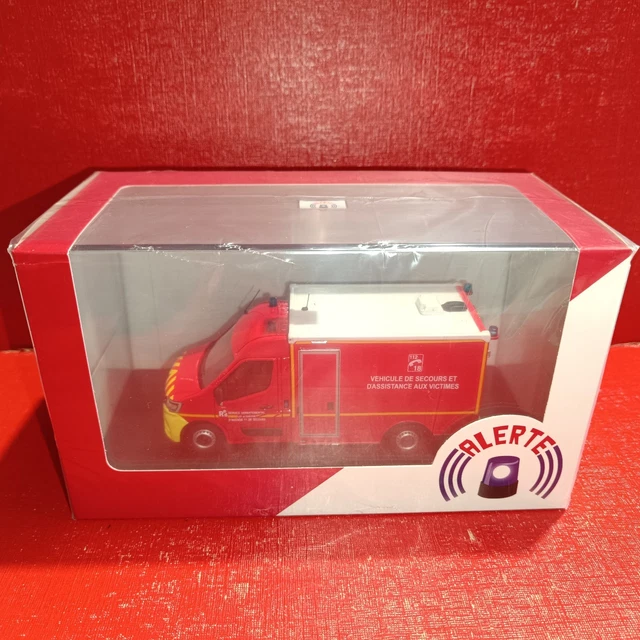 Camion de Sapeurs Pompiers RENAULT MASTER Ambulance 2014 TIB VSAV Véhicule de Co
