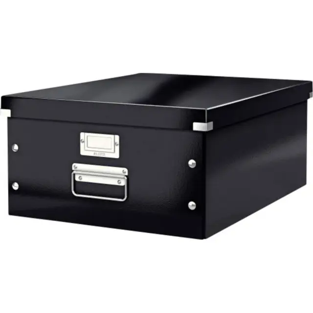 Leitz Boîte de rangement 6045 Click & Store noir (l x H x P) 369 x 200 x 482 mm
