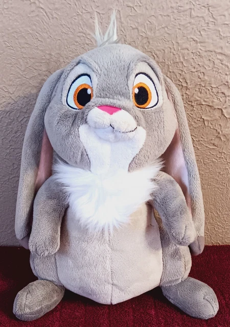 Disney Store Sofia The First CLOVER Talking Bunny Rabbit 10" Gray Plush Toy-EUC!