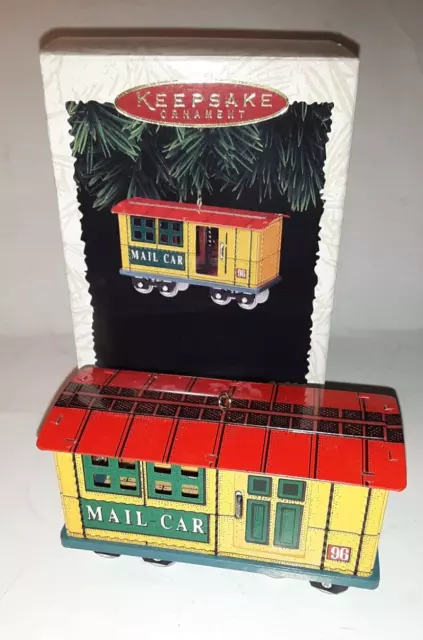 1996 Hallmark Keepsake Ornament - Yuletide Central 3rd In The Collector’s Series