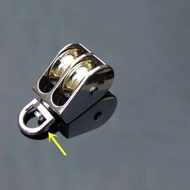 Lifting Machine Hardware Double Fixed Pulley Sheaves Non-rust Beautiful
