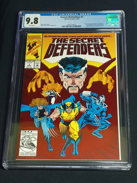 Secret Defenders #1 CGC 9.8 [1993] Dr. Strange Wolverine Darkhawk Spider-Woman