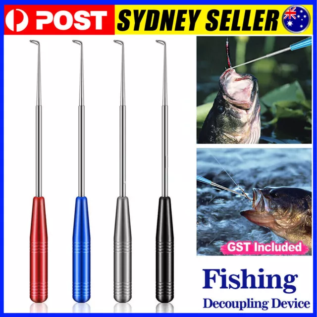 6.8 INCH FISHING Hook Remover Stainless Steel Fishhook Dehooker Hook  Detacher Ex $13.95 - PicClick AU