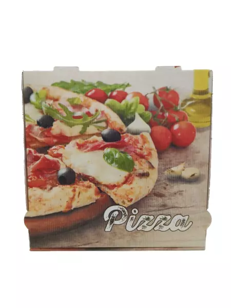 100 Pizzakarton Pizzaboxen  28x28 Weiß Francisca