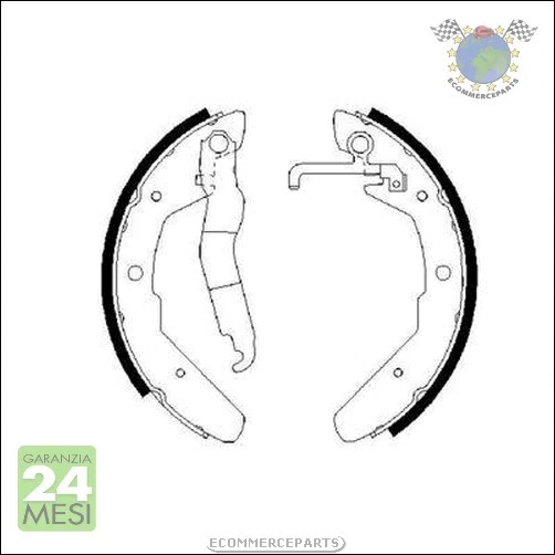 Kit Ganasce Freno Bosch per VW TRANSPORTER P bus