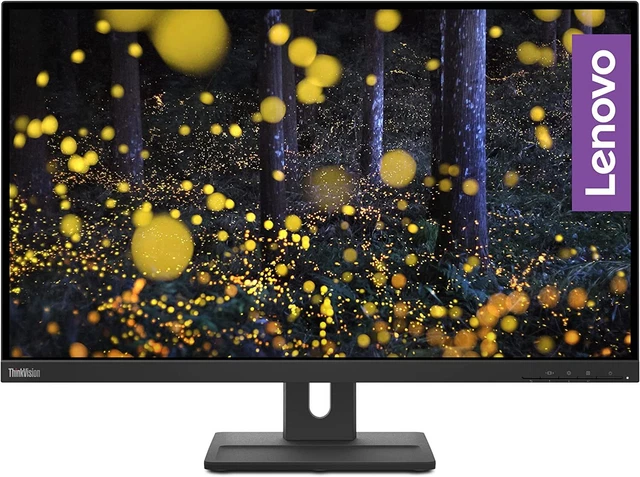 Lenovo ThinkVision E27q-20 68,58 cm 27 Zoll, 2560x1440, WQHD, 75Hz, schwarz