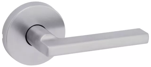 Kwikset 720HFLRDT-26D Halifax Passage Door Lever Set Round Rose Satin Chrome